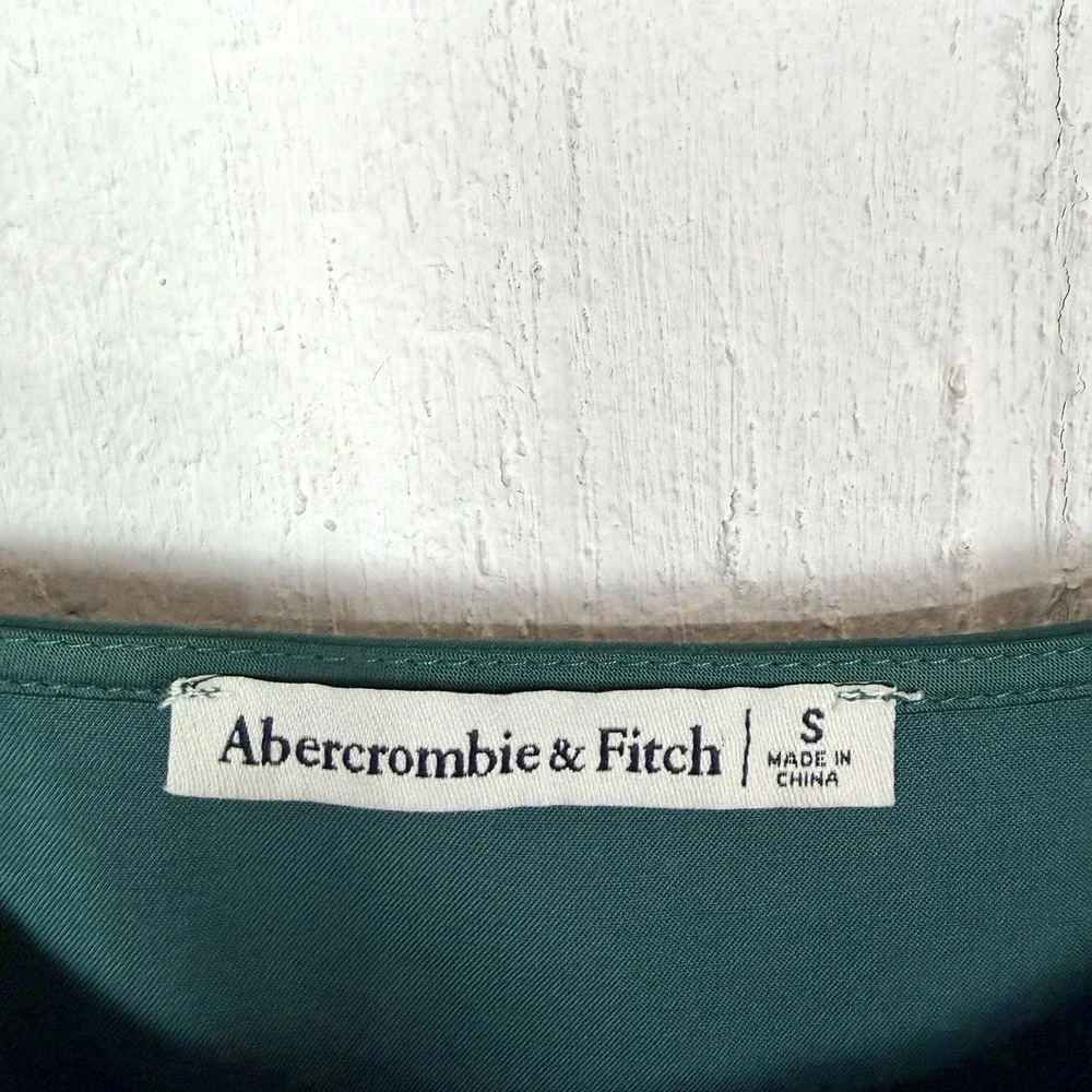 Abercrombie & Fitch Dark Green Maxi Dress